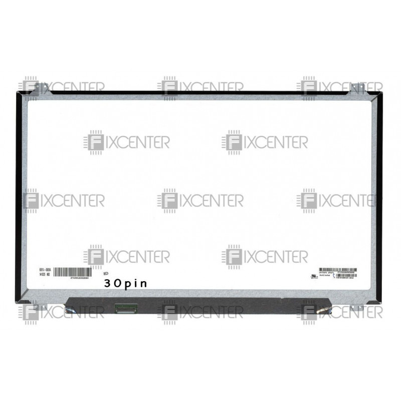 Б/У Матрица (экран) 17.3" матавая (1600x900, 30pin, LED, Slim) HD+ крепления сверху/снизу, 30pin, 17,3", Матовое, 1600x900, LED, Slim