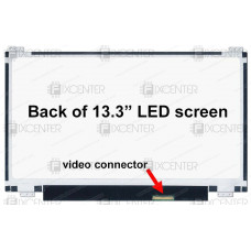 Б/У Матрица (экран) 13.3" глянцевая (1366x768, 40pin, LED, Slim) HD крепления сверху/снизу N133BGE-L41 REV.C3, 40pin, 13.3", Гленцевое, 1366x768, LED, Slim