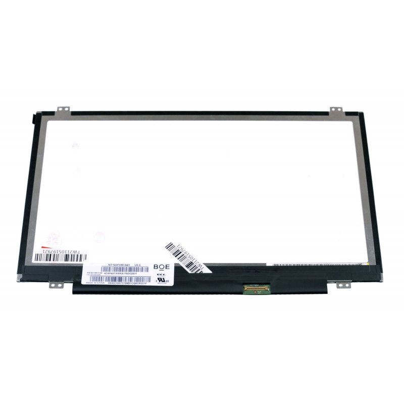 Матрица (экран) 14.0" матовая NT140FHM-N41 V8.0 (1920x1080, 30pin, LED, TN, Slim) FHD Крепления сверху/снизу (320 мм), 30pin, 14.0", Матовое, 1920x1080, LED, Slim, 60 Гц, 320 мм