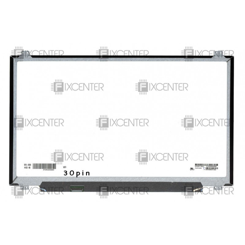 Матрица (экран) 17.3" матавая (1600x900, 30pin, LED, Slim) HD+ крепления сверху/снизу, 30pin, 17,3", Матовое, 1600x900, LED, Slim