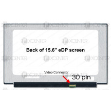 Матрица (экран) 15.6" матовая (1366x768, 30pin, LED, Slim) FHD без креплений NT156WHM-N49, 30pin, 15.6", Матовое, 1366x768, LED, Slim, 60 Гц