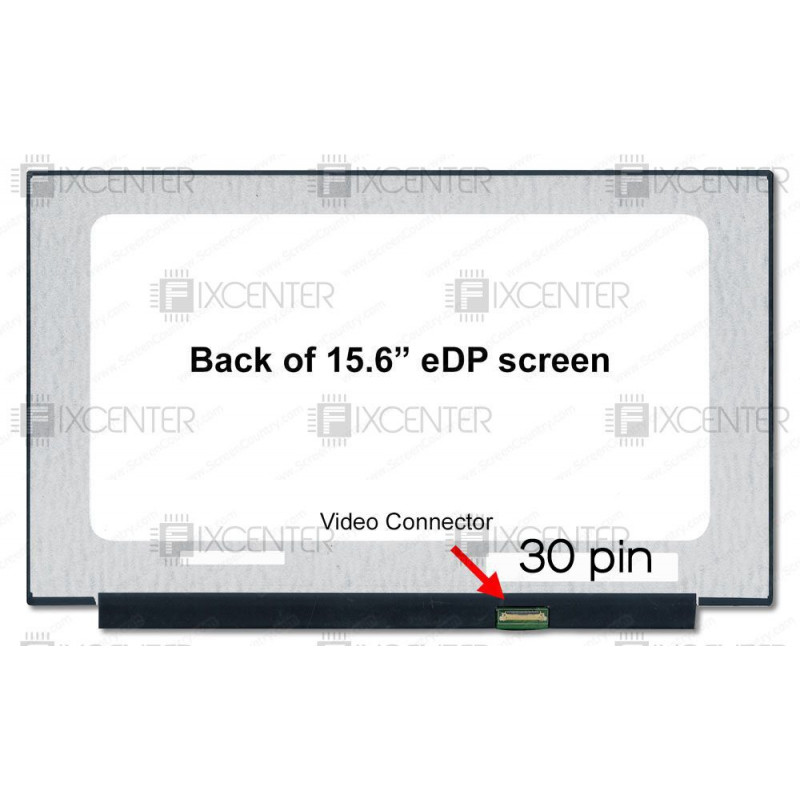 Матрица (экран) 15.6" матовая (1366x768, 30pin, LED, Slim) FHD без креплений NT156WHM-N49, 30pin, 15.6", Матовое, 1366x768, LED, Slim, 60 Гц