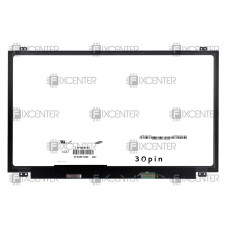 Матрица (экран) 15.6" матовая (1366×768, 30pin, LED, Slim) HD крепления сверху/снизу, 30pin, 15.6", Матовое, 1366x768, LED, Slim