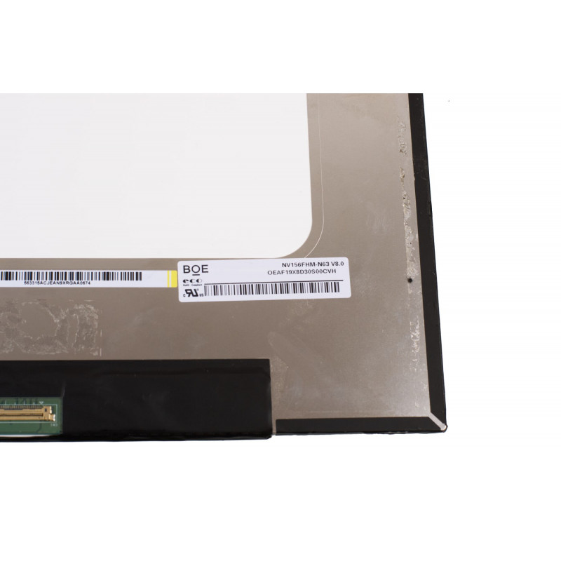 Матрица (экран) 15.6" матовая NV156FHM-N63 V8.0 (1920x1080, 30pin, LED, Slim, IPS) FHD без креплений (350 мм Narrow Border) 300 cd/m², 30pin, 15.6", Матовое, 1920x1080, LED, Slim, 60 Гц, 350 мм