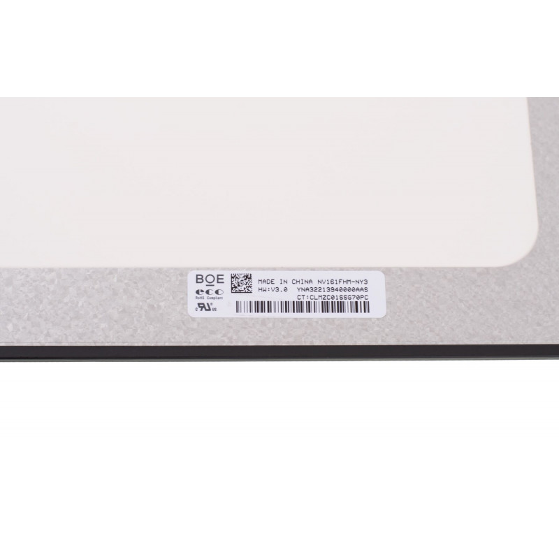 Матрица (экран) BOE 16.1" NV161FHM-NY3 (1920×1080, 300 cd/m², 16.7M, 144Hz 40 pins) для ноутбука, 40pin, 16.1", Матовое, 1920x1080, LED, Slim, 144 Гц, 361.9