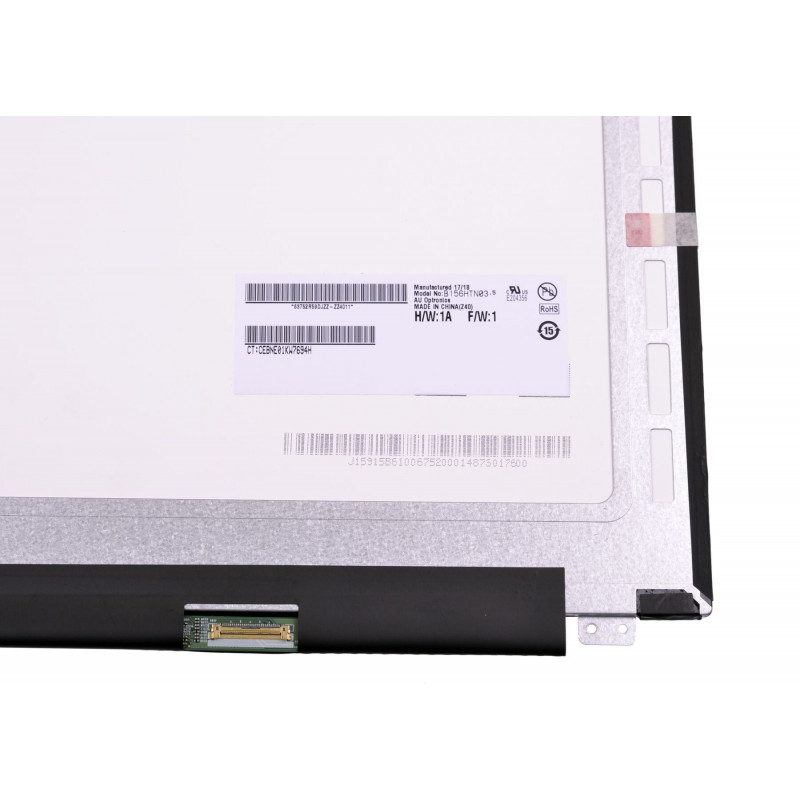 Матрица (экран) 15.6" B156HTN03.5 матовая (1920×1080, 30pin, LED, Slim) Full HD крепления сверху/снизу, 30pin, 15.6", Матовое, 1920x1080, LED, Slim, 60 Гц