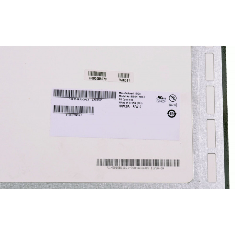 Матрица (экран) 15.6" B156HTN03.0 матовая (1920×1080, 30pin, LED, Slim) Full HD крепления сверху/снизу, 30pin, 15.6", Матовое, 1920x1080, LED, Slim, 60 Гц