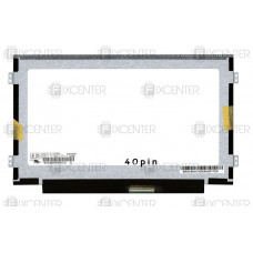 Матрица (экран) 10.1" матовая (1366x768, 40pin, LED, Slim) HD крепления справа/слева, 40pin, 10.1", Матовое, 1366x768, LED, Slim