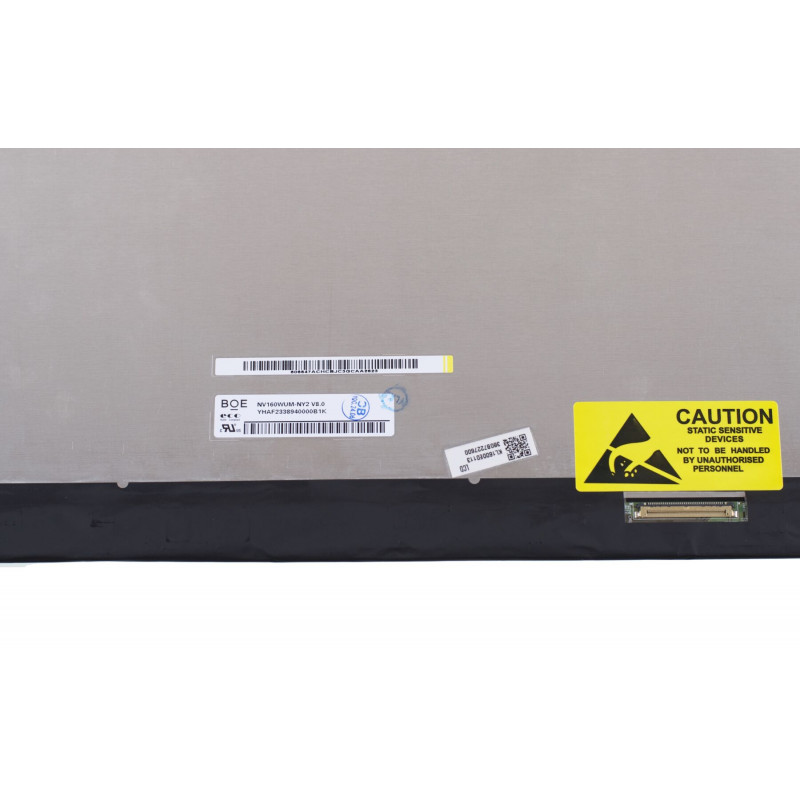 Матрица (экран) BOE 16.0" NV160WUM-NY2 (1920×1200, 400 cd/m², 16.7M, 165Hz, 40 pins) для ноутбука, 40pin, 16.0", Матовое, 1920 x 1200, LED, Slim, 165 Гц, 349.7