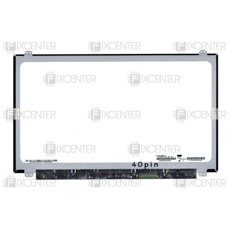 Матрица (экран) 15.6" глянцевая (1920x1080, 40pin, LED, Slim) FullHD крепления сверху/снизу, 40pin, 15.6", Гленцевое, 1920x1080, LED, Slim