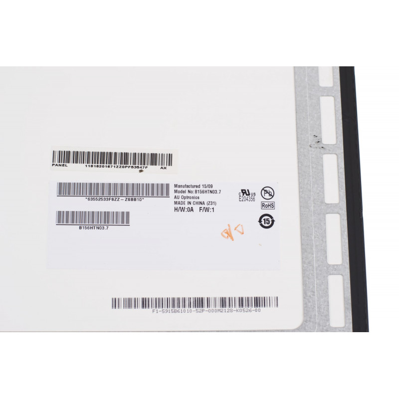 Матрица (экран) AUO 15.6" B156HTN03.7 (1920×1080, 220 cd/m², 262K, 60Hz 30 pins) для ноутбука, 30pin, 15.6", Гленцевое, 1920x1080, LED, Slim, 60 Гц, 359.5