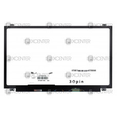 Матрица (экран) 15.6" глянцевая (1366x768, 30pin, LED, Slim, IPS) крепления сверху/снизу, 30pin, 15.6", Гленцевое, 1366x768, LED, Slim