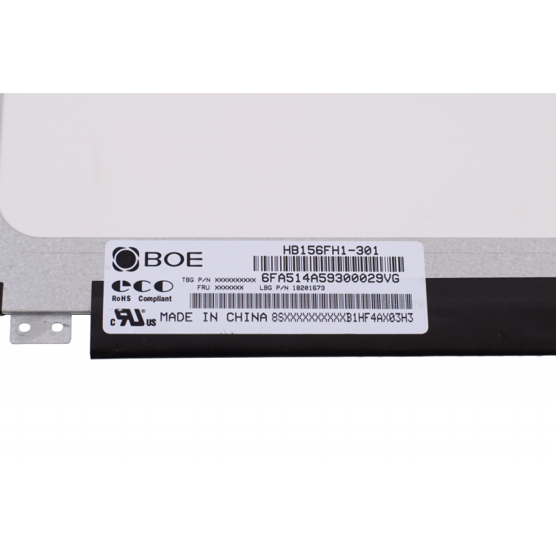 Матрица (экран) BOE 15.6" HB156FH1-301 (1920(RGB)×1080, 220 cd/m², 262K, TN) 60Hz 30 pins для ноутбука, 30pin, 15.6", Гленцевое, 1920x1080, LED, Slim, 60 Гц, 359.5