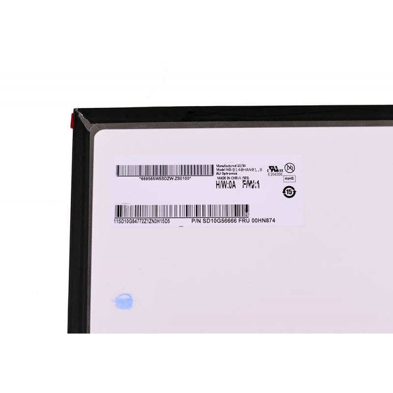 Матрица (экран) 14.0" матовая B140HAN01.8 (1920x1080, 30pin, LED, Slim, IPS) FHD Без креплений (320 мм), 30pin, 14.0", Матовое, 1920x1080, LED, Slim, 60 Гц, 320 мм