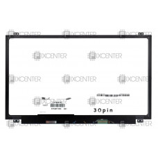 Б/У Матрица (экран) 15.6" матовая (1366×768, 30pin, LED, Slim) HD крепления сверху/снизу, 30pin, 15.6", Матовое, 1366x768, LED, Slim