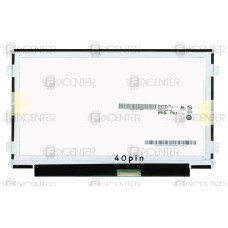 Матрица (экран) 10.1" глянцевая (1024x600, 40pin, LED, Slim) WSVGA крепления слева/справа, 40pin, 10.1", Гленцевое, 1024x600, LED, Slim