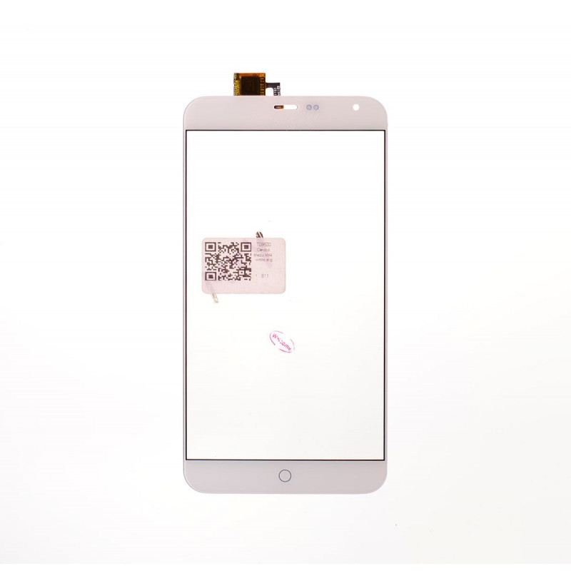 Тачскрин (сенсорное стекло) для телефона Meizu MX4 белый