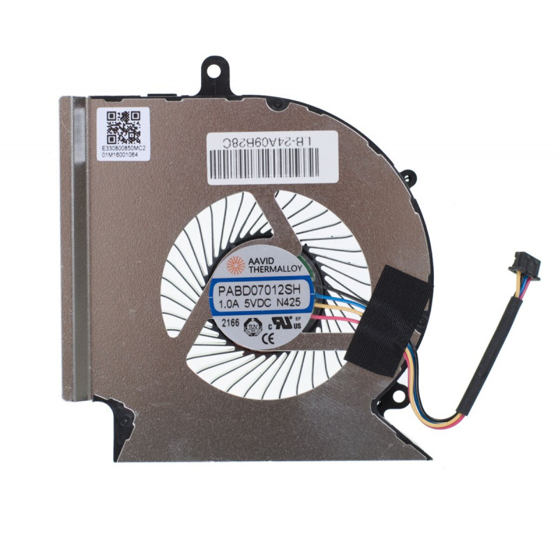 Вентилятор (кулер) PABD07012SH N425 для ноутбука MSI GL65, GE65, GP65, MS-16U1, MS-16U2 (CPU) Оригинал