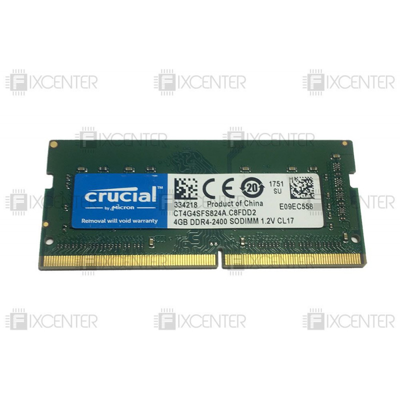 Оперативная память Crucial DDR4 4GB 2400 MHz CT4G4SFS824A