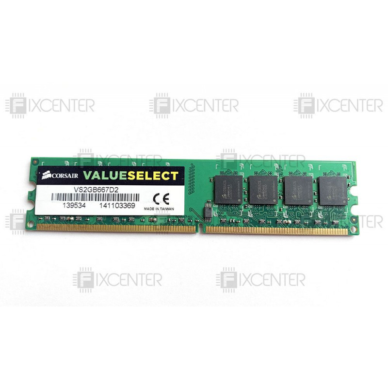 Оперативная память для ПК Corsair Value Select VS2GB667D2, PC2-5300, DDR2 667МГц, 2GB Б/У