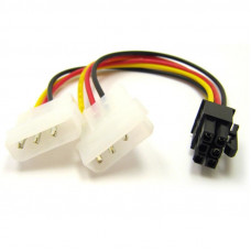 Кабель питания видеокарты переходник Atcom 2 molex на 6pin (16185)