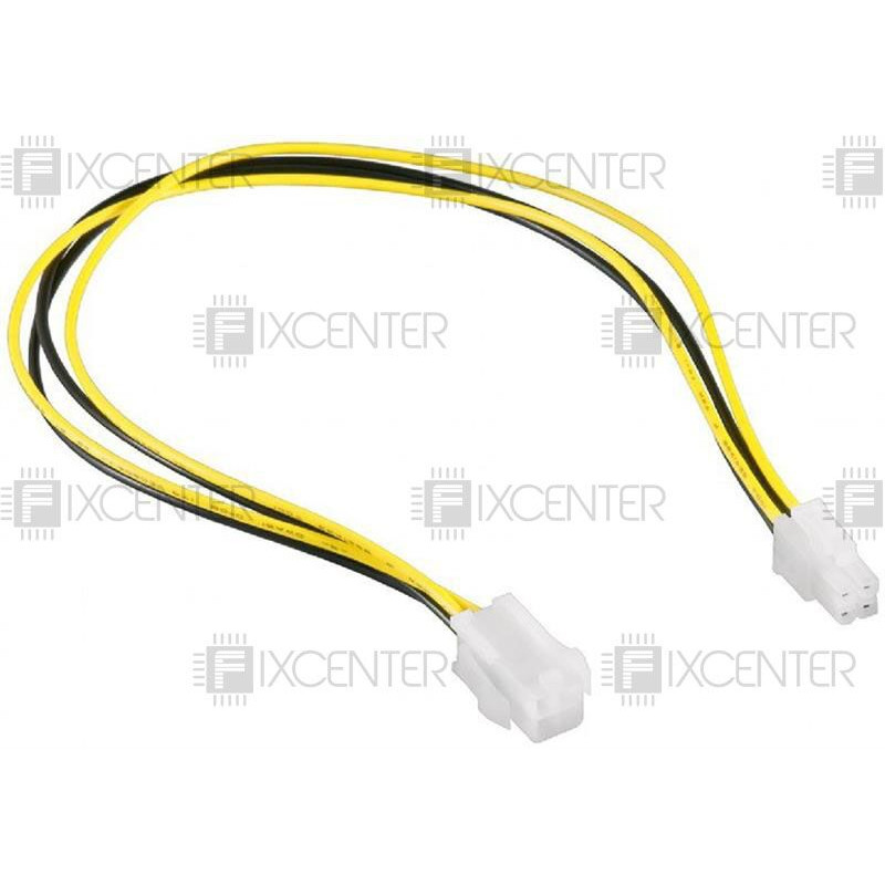Кабель питания CPU удлинитель Cablexpert (CC-PSU-7) ATX 4-pin M - ATX 4-pin F, 0.3 м
