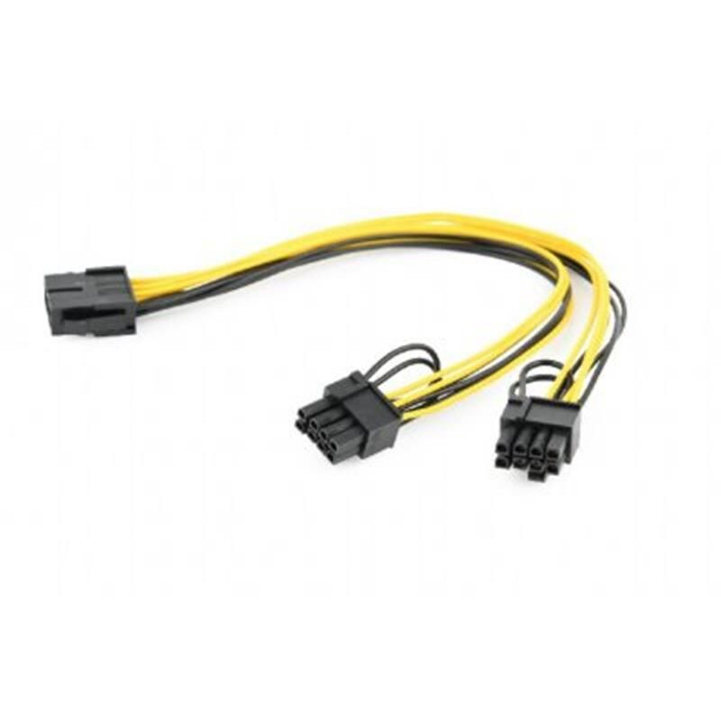 Кабель питания Cablexpert (CC-PSU-85) 2 x male 6+2 pin - 8 pin, 0.3 м