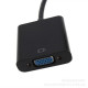Переходник STLab (U-990 Pro BTC) HDMI-VGA, 0.15м, черный