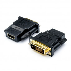 Переходник Atcom (11208) DVI - HDMI (мама/мама) Black 24pin