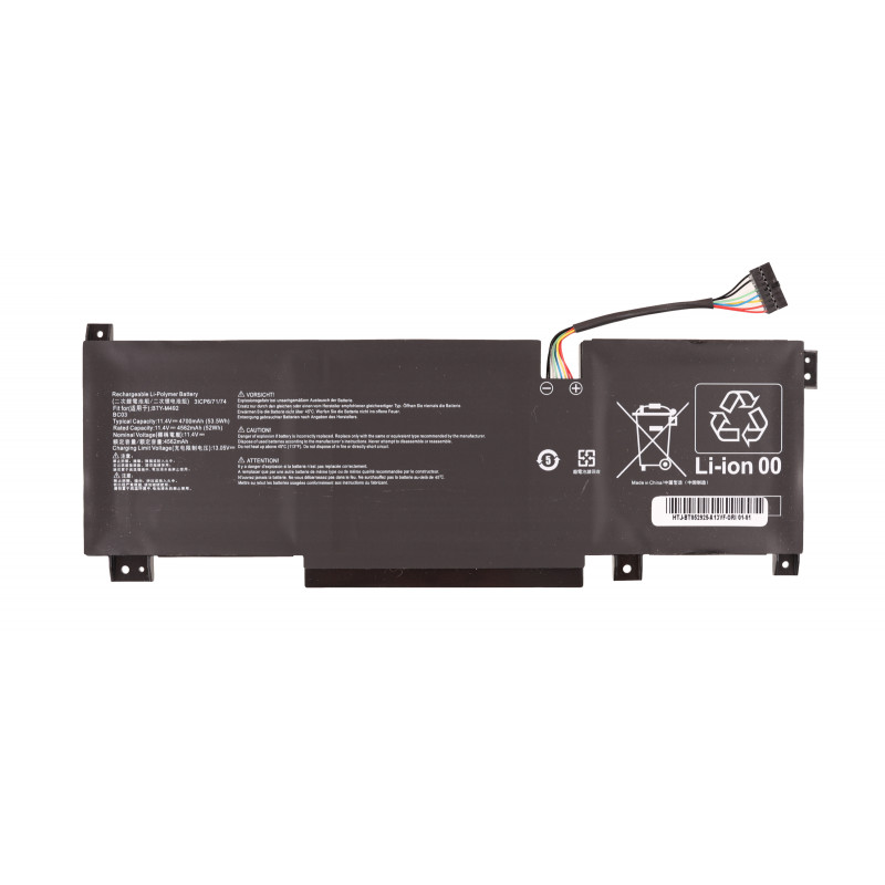 Батарея (акумулятор) BTY-M492 для ноутбука MSI GL66, GF66, GL76, GF76, WF66, WF76 53.5Wh, 11.4V, 4700mAh Orig