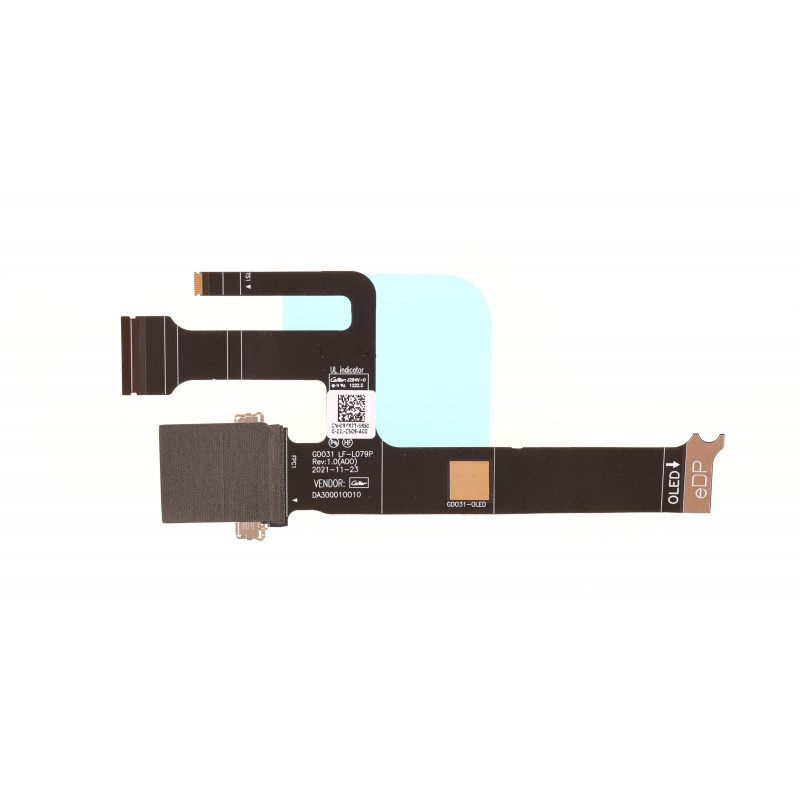 Шлейф матрицы (экрана) 0T6VDG T6VDG 09YX7T LF-L075P DA300010010 для ноутбуков Dell XPS 13 Plus 9320