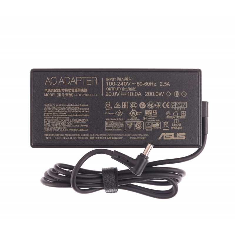 Блок питания (зарядка) ADP-200JB D для ноутбуков Asus Zephyrus ROG Strix 200W (20V 10A 6,0мм*3,7мм) Оригинал
