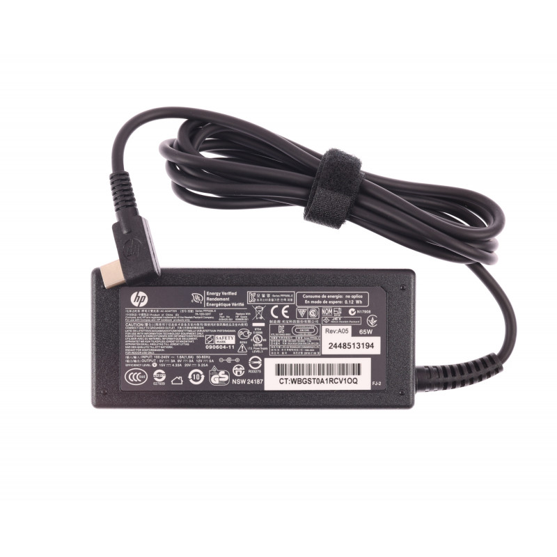 Блок живлення (зарядка) 608425-001 для ноутбука HP 250 G8, 15s-eq, 15-er, 14-ec, 14-DY 65W type-C Оригінал
