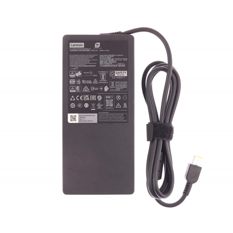 Блок живлення (зарядка) ADL330SDC3A GX21K06346 для ноутбука Lenovo 330W прямокутний конектор Оригінал
