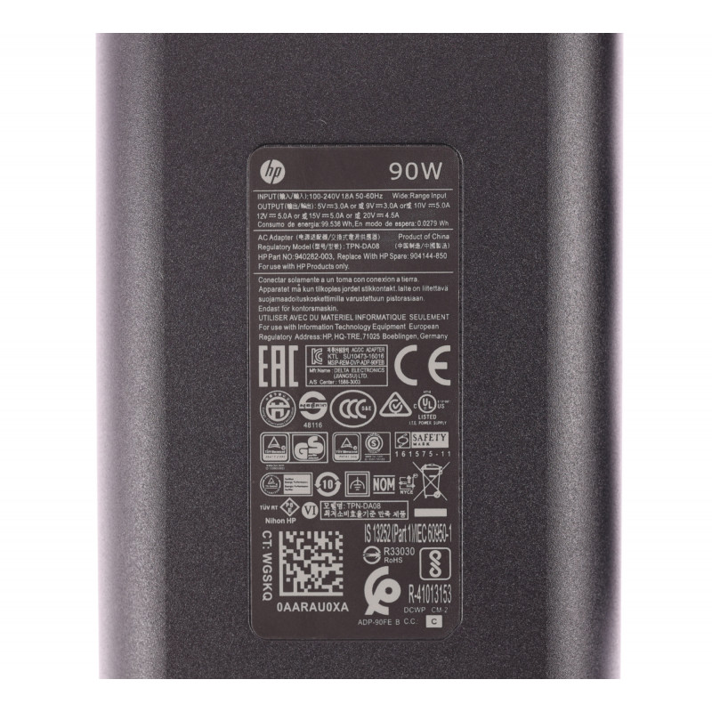 Блок живлення (зарядка) 940282-003 904144-850 для ноутбуків HP (90W type C) Оригінал