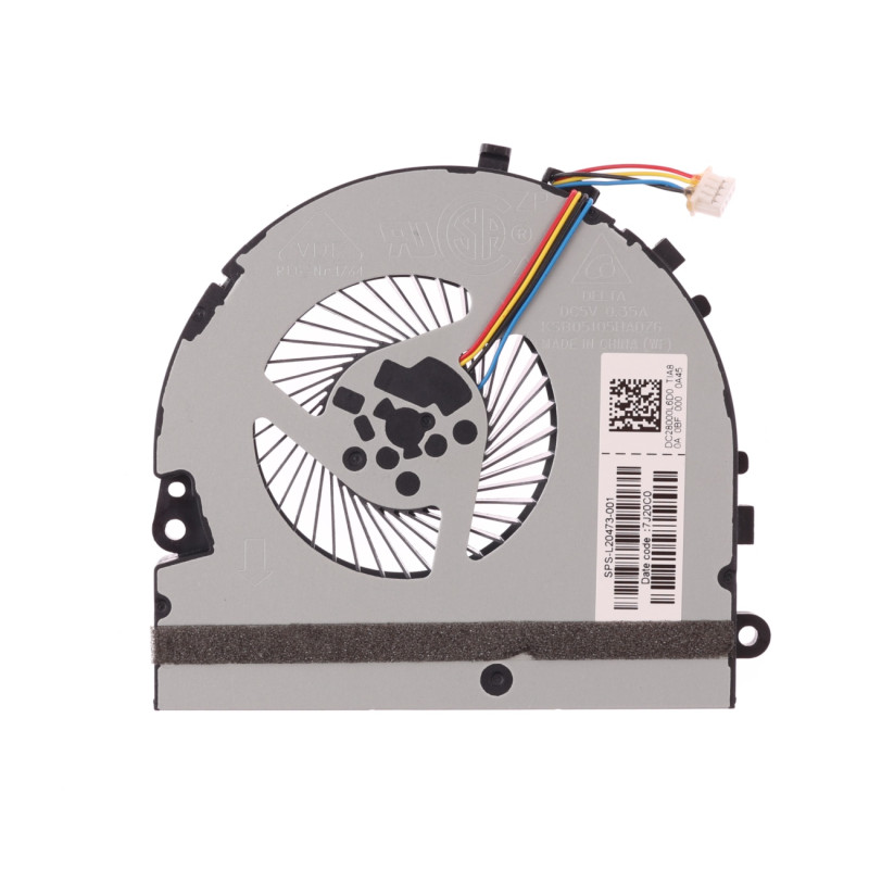 Вентилятор (кулер) KSB05105HADZ6, DC28000L6D0, L20473-001 для ноутбука HP Pavilion 15-DA, 15-DB, 250 G7, 255 G7 DIS Оригинал!