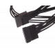 Кабель живлення відеокарти перехідник 4 Molex, PCIe 6 pin