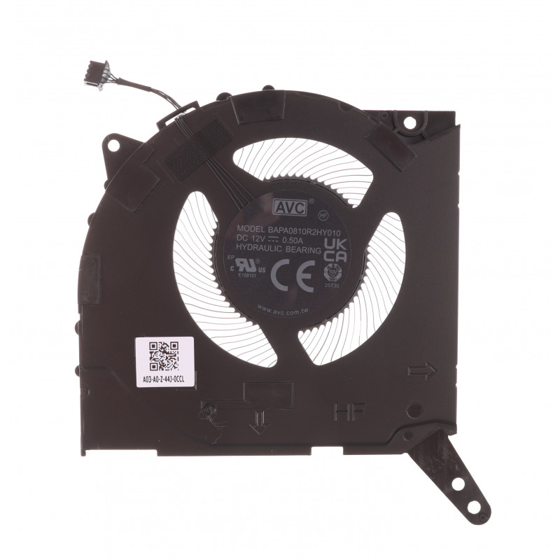 Кулер (вентилятор) BAPA0810R2HY010 для ноутбука Lenovo Legion Y7000 IRX9, R7000 APH9 CPU 12V Оригинал ver.1