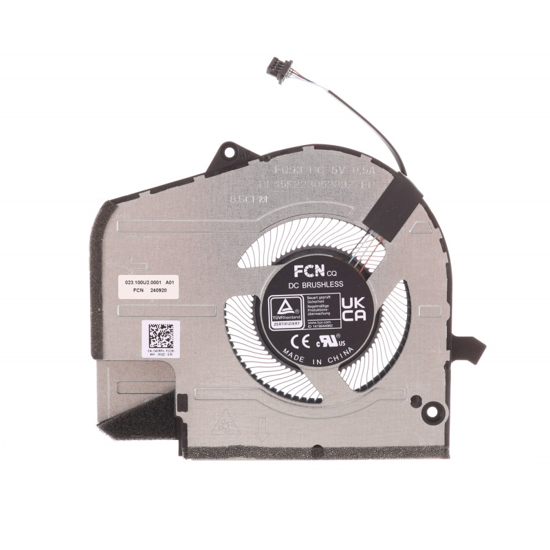 Вентилятор (кулер) 040RPX, 0WMXW4, 023.100U2.0001, DFS5K22305283Z FQ93 для ноутбука Dell Inspiron 16 7630 GPU Orig