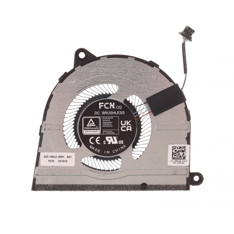 Вентилятор (кулер) 0WMXW4, 023.100U1.0001, DFS5K12114262C FQ92 для ноутбука Dell Inspiron 16 7630 CPU Orig