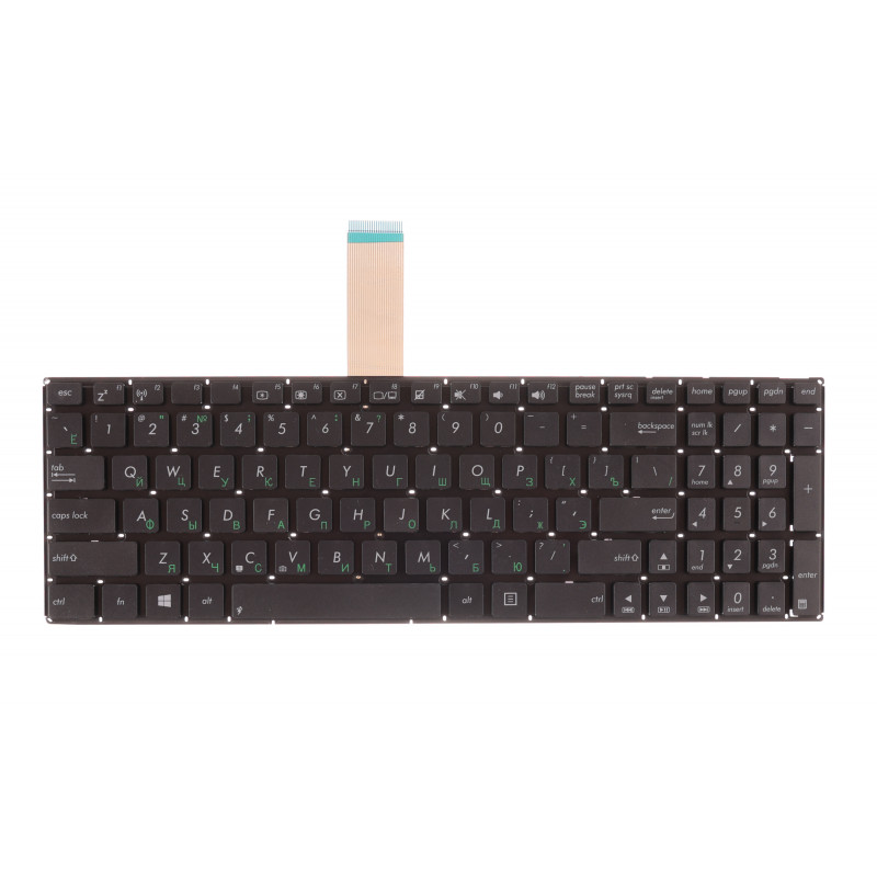 Б/У клавиатура для ноутбука Asus A56, F552, K56, R501, R510, X501, X550, A550, F550, F552, K550, P550, R513, X552 Без подсветки ver.2