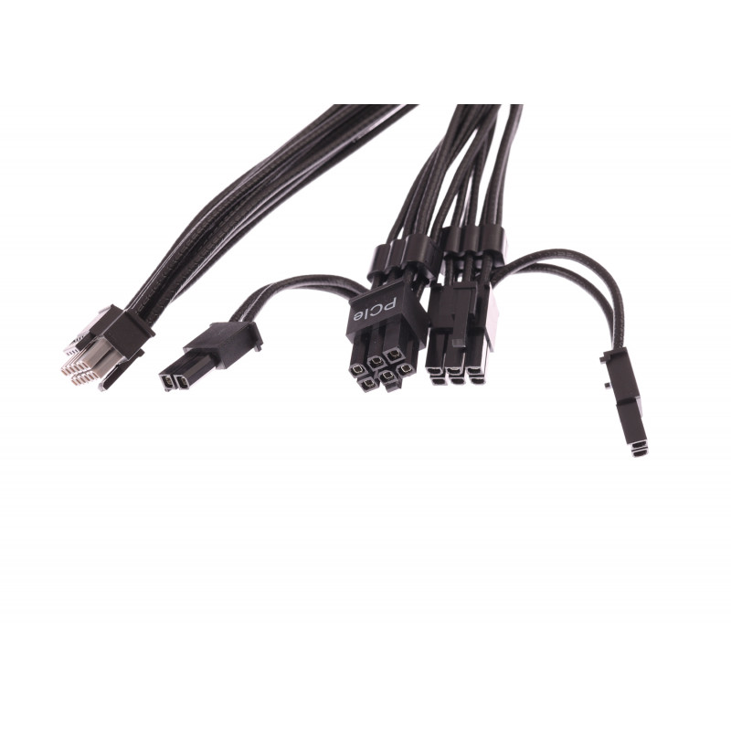 Кабель блоку живлення-відеокарти PCIe 2 x male 6+2 pin - 12 pin