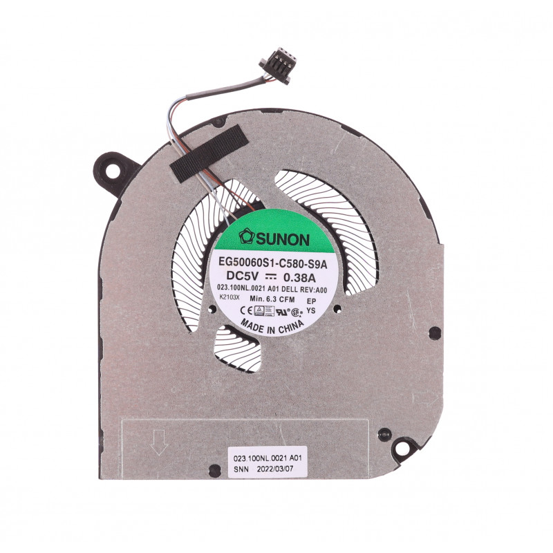 Вентилятор (кулер) 5CXK8 для ноутбуків DELL Inspiron 16 Plus 7610 RTX3060 CPU Orig