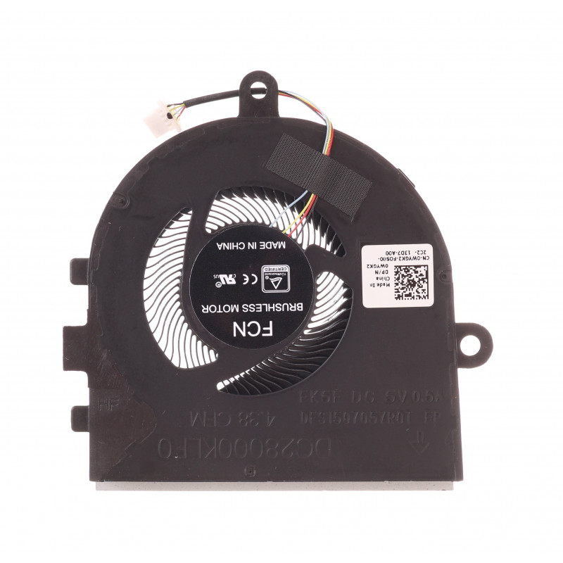 Вентилятор (кулер) FK5F DFS1507057R0T DC28000KLF0 для ноутбука Dell Inspiron 5493 3480 3481 P120G Latitude 3490