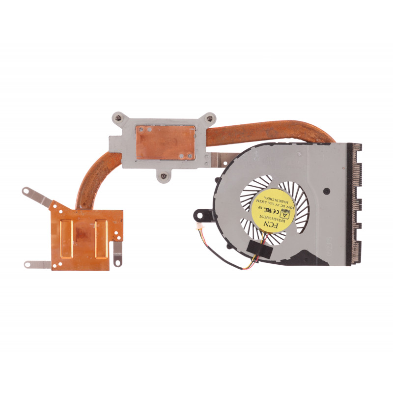Б/У система охлаждения (кулер+ радиатор) 01GRYN для ноутбука Dell Inspiron 17 5758, 15 5555, 5558, 5559, 5458, 5459, 5755, 5758, 14 5458