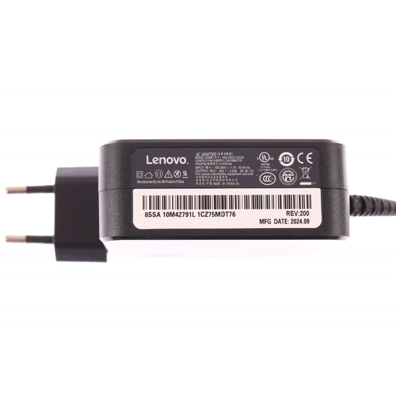 Блок живлення Lenovo ADLX65CLGC2A 65 Вт (20V 3,25А 4,0 * 1,7 мм) Оригінал Compact