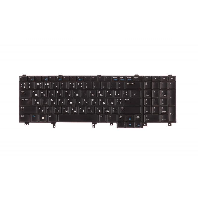 Б/У Клавиатура для ноутбука Dell Latitude E6520, E6530, E6540, Precision M4600, M6600 с подсветкой