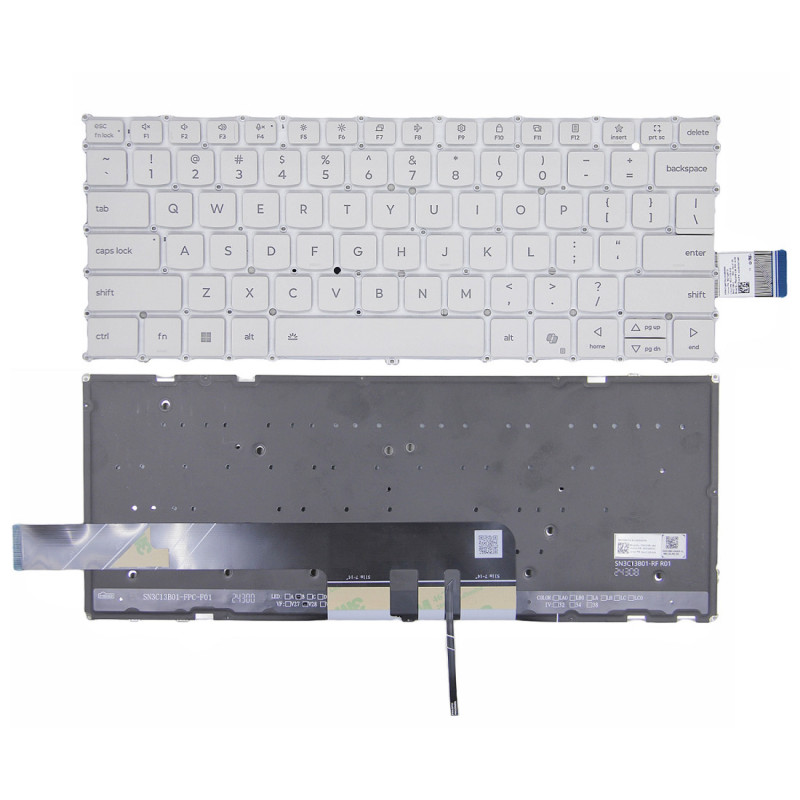 Клавиатура для ноутбука Lenovo Yoga Air 15s ILL9, Slim 7 15ILL9 С подсветкой EN