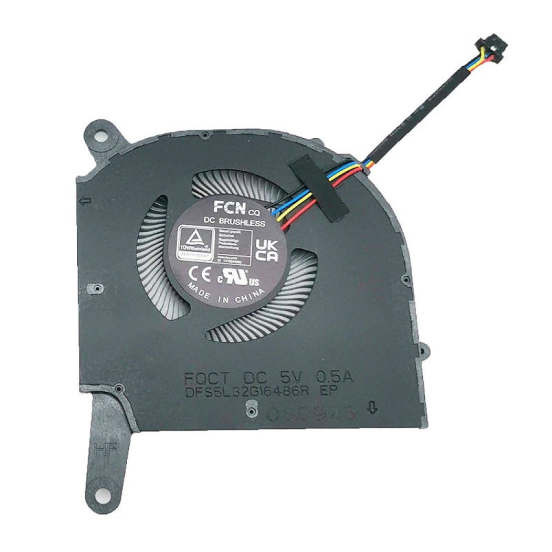 Кулер (вентилятор) FQCS DFS5K223052830 для ноутбука Gigabyte Aero 14 OLED, 13th Gen 9MF, BMF GPU