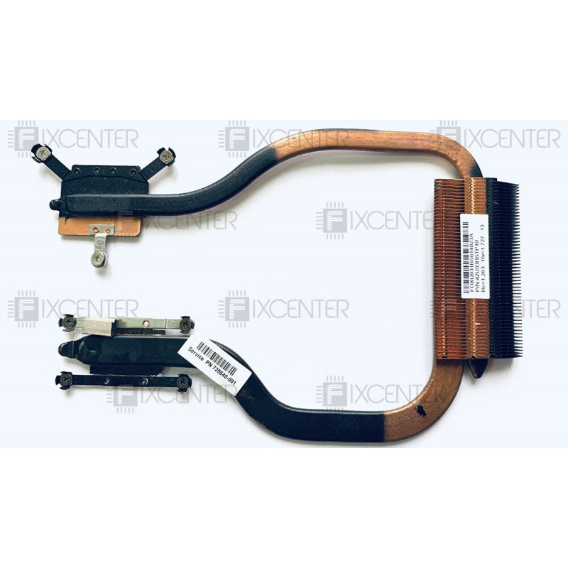 Б/У Радиатор (термоблок, термотрубки) 42U93HSTP10 739540-001 для ноутбуков HP Pavilion 14-N, 15-N, 15-F (DIS)